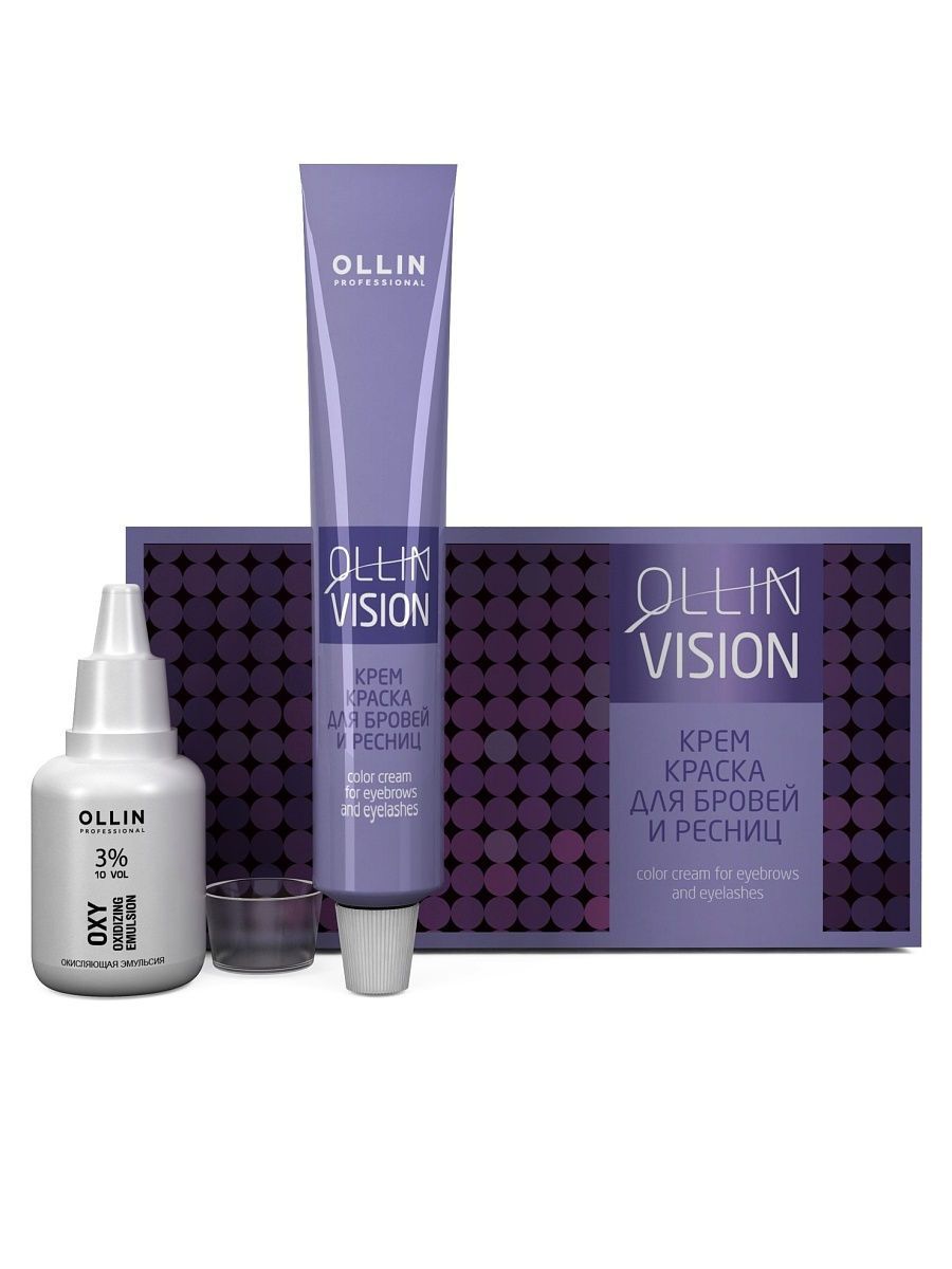 Ollin strong. Ollin Vision Set Black (набор) 20мл. Ollin professional набор Vision для окрашивания бровей. Ollin, крем-краска для бровей и ресниц черный (в наборе) Vision, 20 мл. Краска для бровей Оллин графит.